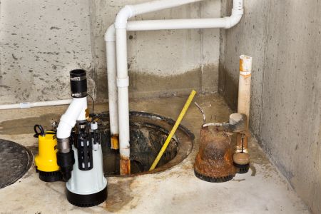 Sump pump installation repair